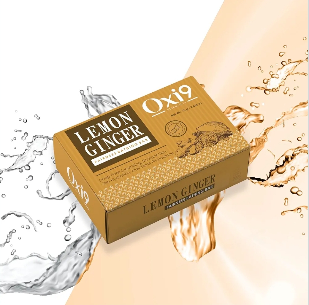 Oxi9 Lemon and Ginger Soap 75g