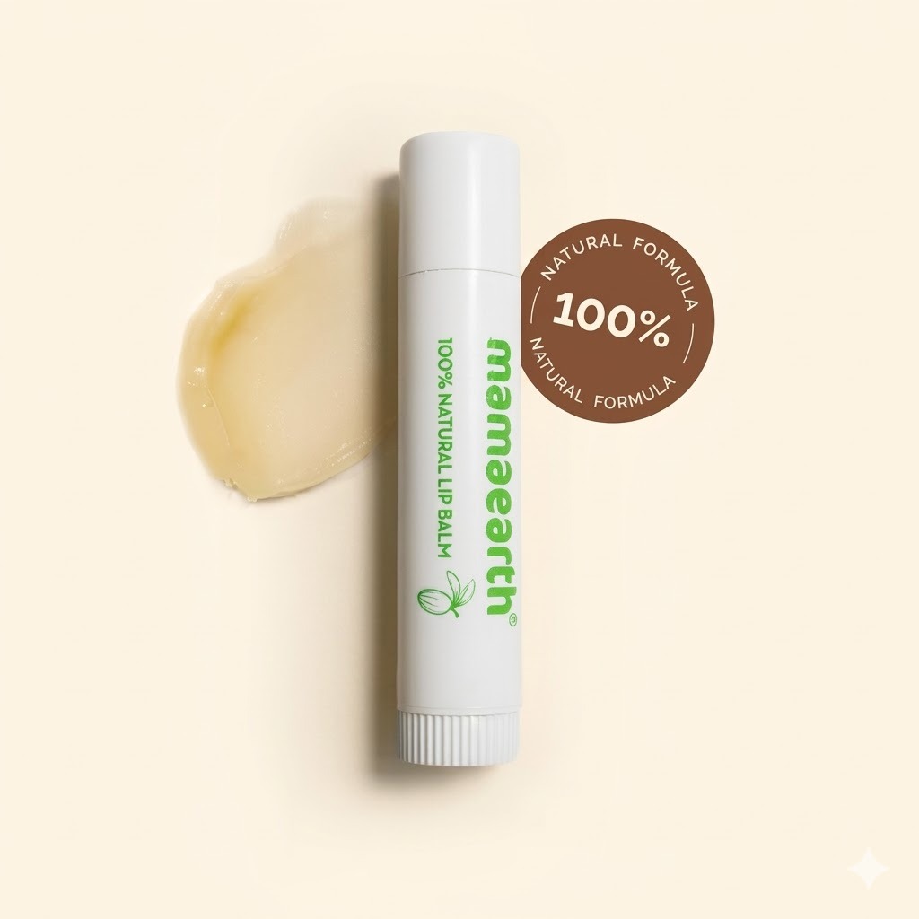 Nourishing 100% Natural Lip Balm with Shea Butter & Vitamin E - 4g